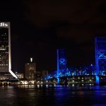 Night falls on Jacksonville. (Mitchell Kohley)