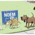 Dogs Protest Puppy Killer Kristi Noem by R.J. Matson, CQ Roll Call