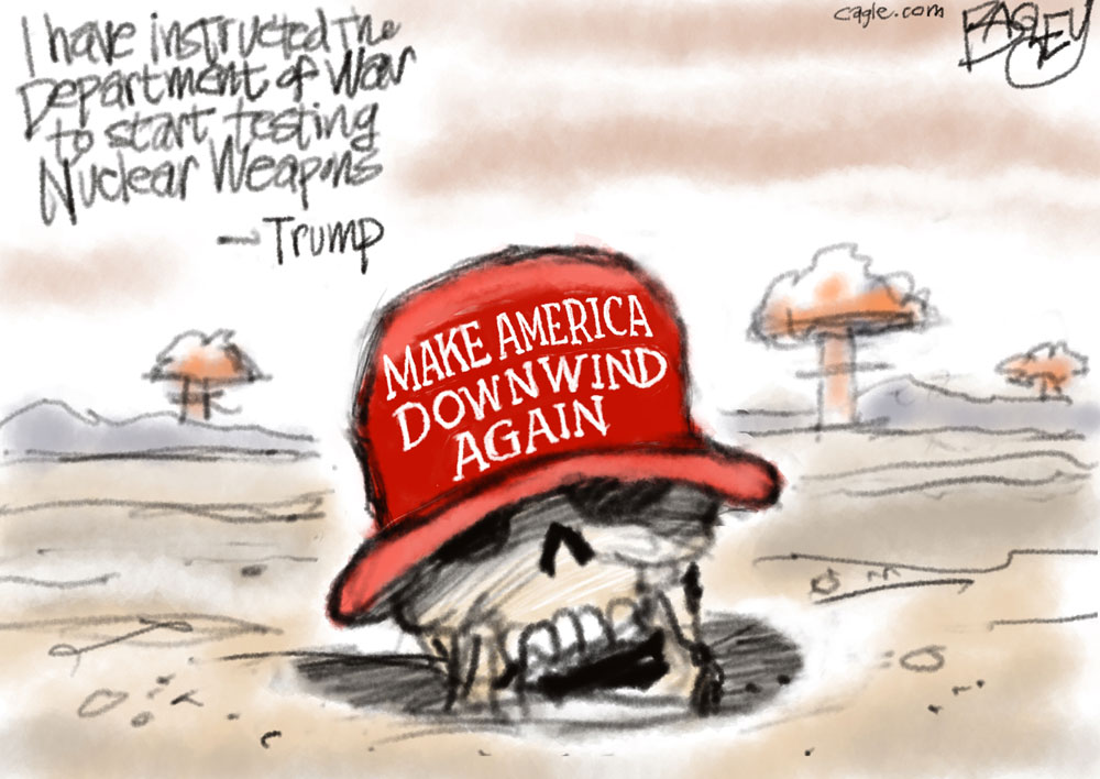 America Downwind by Pat Bagley, PoliticalCartoons.com