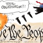 Trump Bombs Iran by Pat Bagley, The Salt Lake Tribune