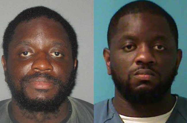 Obtravies Watkins in a Flagler jail booking photo from four weeks ago, and in his Florida state prison photo from a few years ago. 