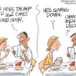 Lies Per Minute by Pat Bagley, The Salt Lake Tribune.