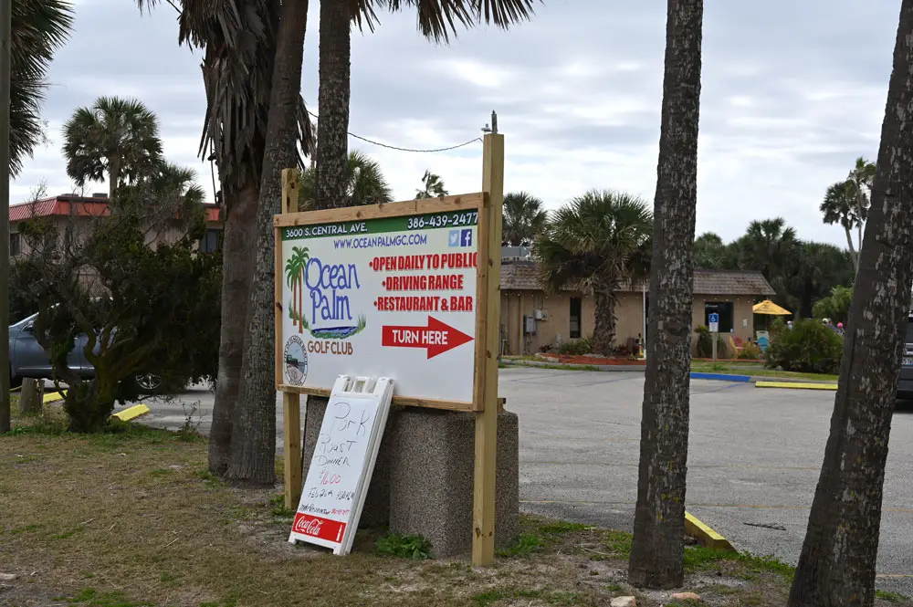 "It needs love at this point," the attorney representing a new company looking to take over Ocean Palm golf course in Flagler Beach says of the nine-hole course owned by the city. (© FlaglerLive)