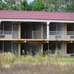 As dilapidated as ever: the Old Dixie motel as it stood today, without any signs of building activity. (© FlaglerLive)