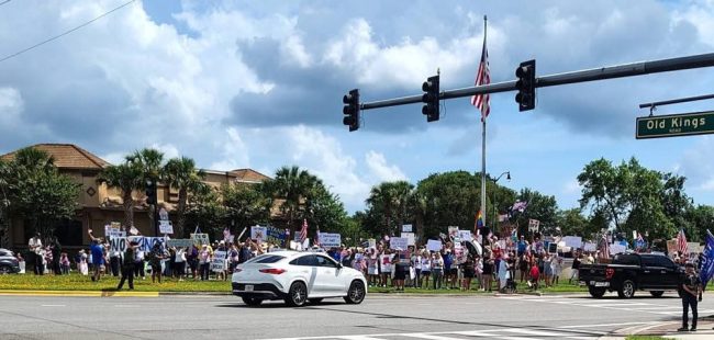 Old Kings and Palm Coast Parkway.. (© Michaelle Harle for FlaglerLive)