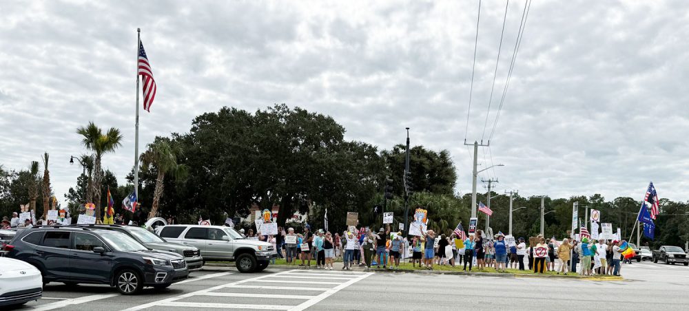 On Old Kings Road and Palm Coast Parkway. (© Robert Cuff for FlaglerLive)