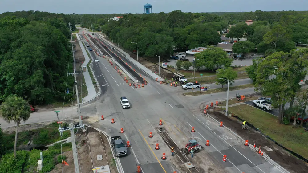 It's almost over: though delayed, the substantial completion date for the widening of Old Kings Road at Palm Coast Parkway is now scheduled for Oct. 22, a month past the original date. (Palm Coast)