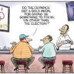 Olympic Gold by Christopher Weyant, The Boston Globe,