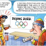 Omicron Olympics by Dave Whamond, Canada, PoliticalCartoons.com