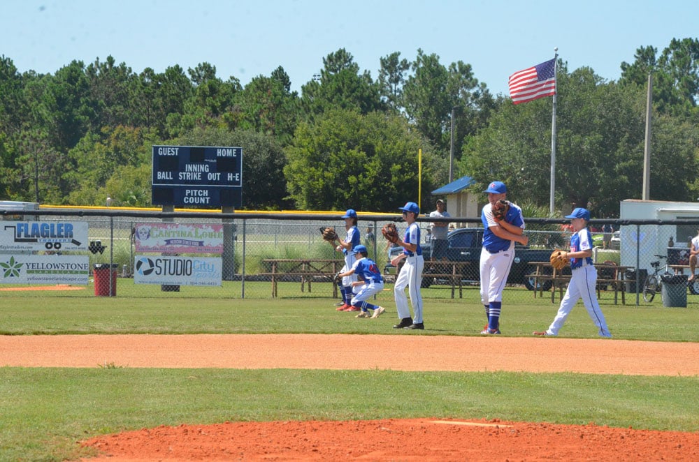 City Council members don;t want Palm Coast Little League teams muscled out by a new adult baseball league starting play at Indian Trails Sports Complex in June. (© FlaglerLive)