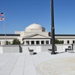 Originalism rising: the Florida Supreme Court seen from the grounds of the Capitol. (© FlaglerLive)