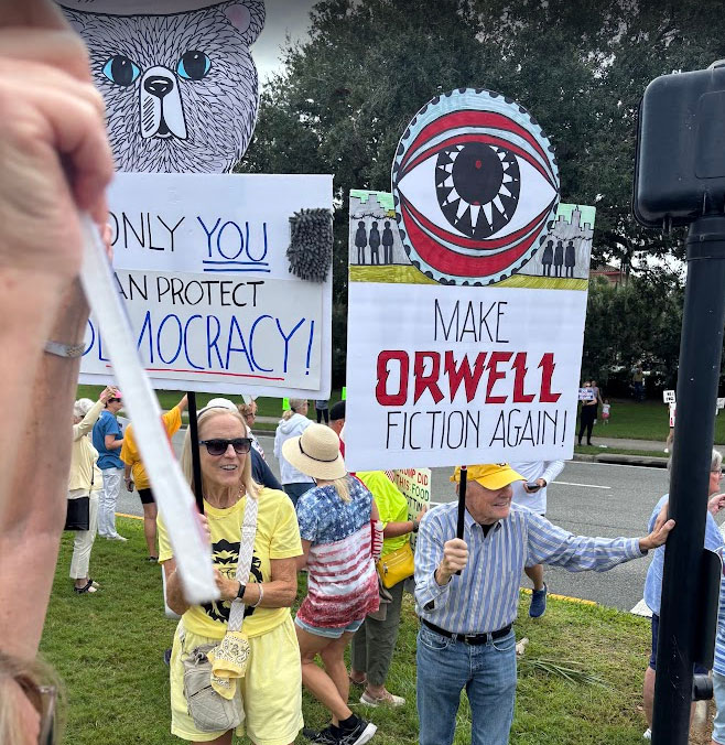 On Palm Coast Parkway. (© Jake Scully for FlaglerLive)