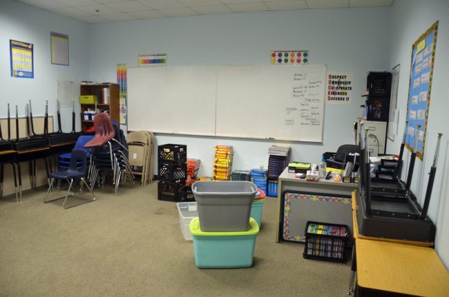 Global Outreach Academy was opened less than five months at the Flagler County Airport before it closed. Oversight of local charter schools could be over should voters approve a proposed constitutional amendment in November.  (© FlaglerLive)