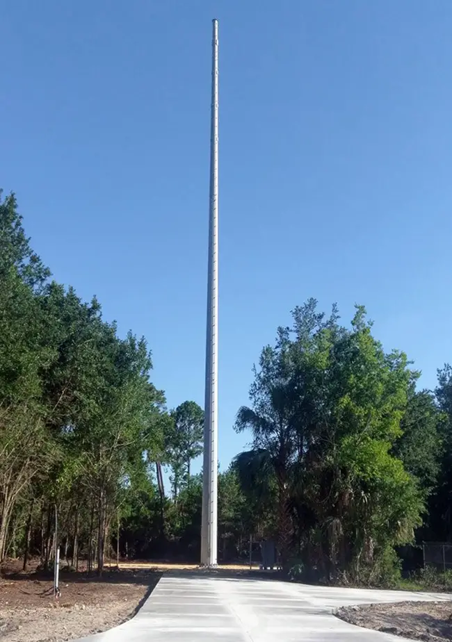 The new cell tower at Farmsworth Drive and Palm Harbor Parkway (Palm Coast).
