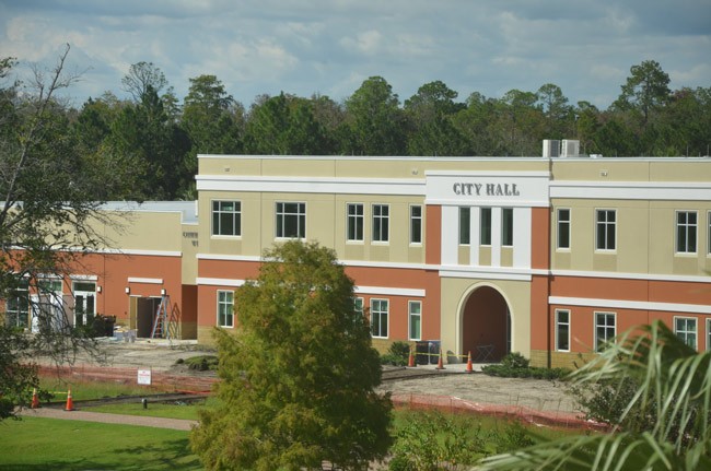 palm coast city hall nearly finished