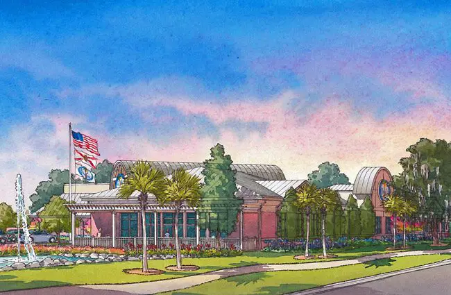 A rendering of the new Palm Coast Community Center. 
