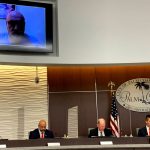 The Palm Coast City Council today had its first full discussion on finding its next city manager. (© FlaglerLive)