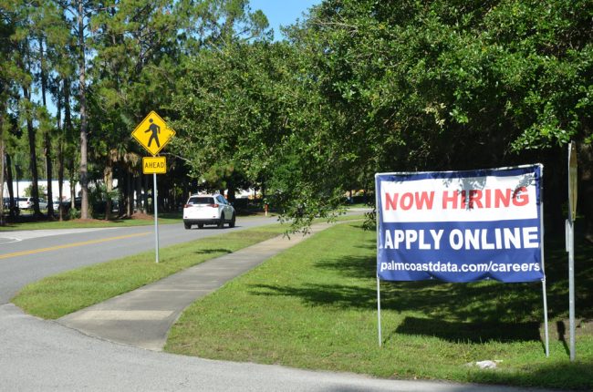 palm coast data hiring