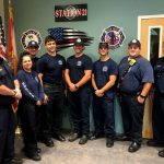 Members of the Palm Coast Fire Department who took part in the rescue on June 20. (Palm Coast)