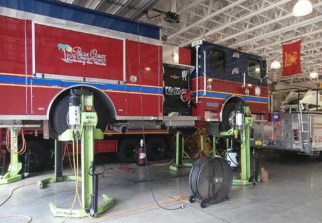 palm coast fire trucks maintenance