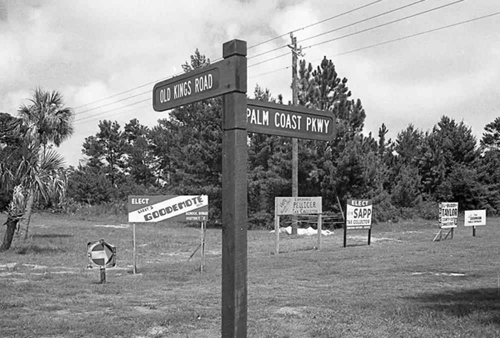 Back when Palm Coast Parkway was in its infancy, when the west side of what is today the parkway was still called (Flagler County Historical Society)