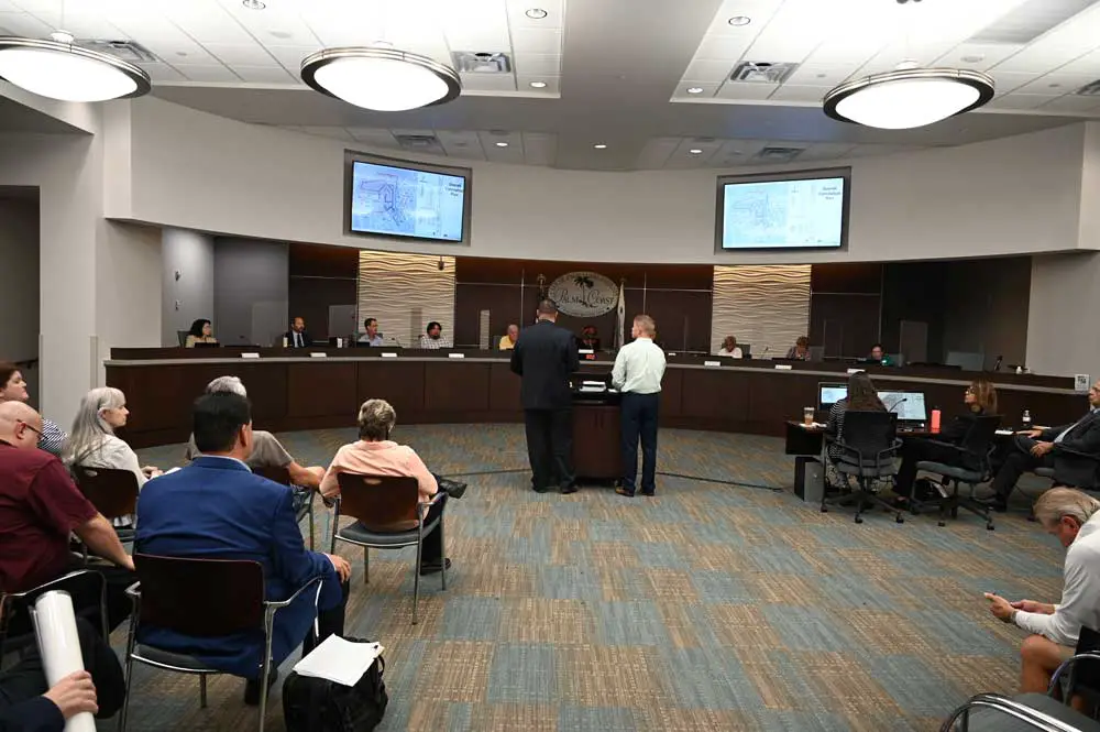 The Palm Coast planning board is the city's most powerful advisory board. Its members are appointed by City Council members. (© FlaglerLive)