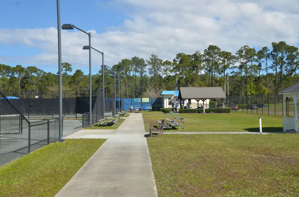 The look of the Palm Coast Tennis Center is about to change, so will its name. (© FlaglerLive)