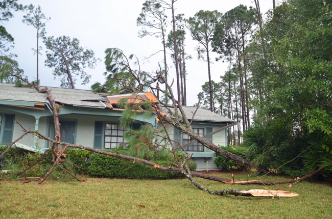 A house on Bayside. Click on the image for larger view. (© FlaglerLive)