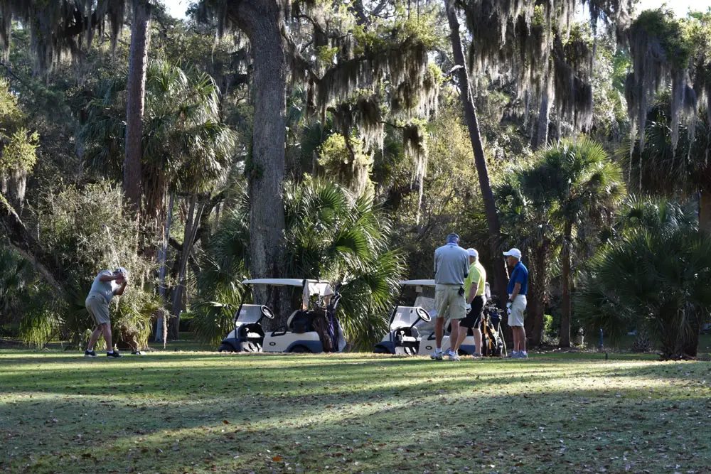 No down time at Palm Harbor Golf Club. (Palm Coast)