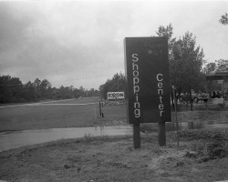 Going down two-lane road. Click on the image for larger view. (Flagler County Historical Society)