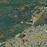 The west has not yet been won. (© FlaglerLive via Google Earth)