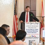Former Acting U.S. Attorney General Jesse Panuccio at Flagler Tiger Bay last week. (© FlaglerLive)