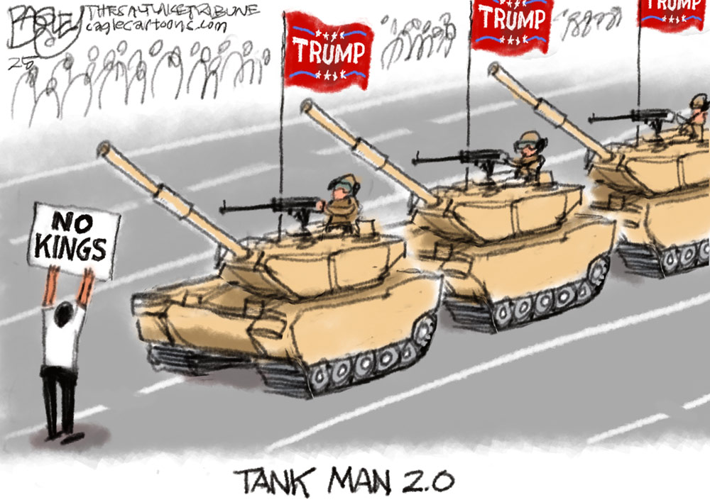 Trump’s Parade by Pat Bagley, The Salt Lake Tribune
