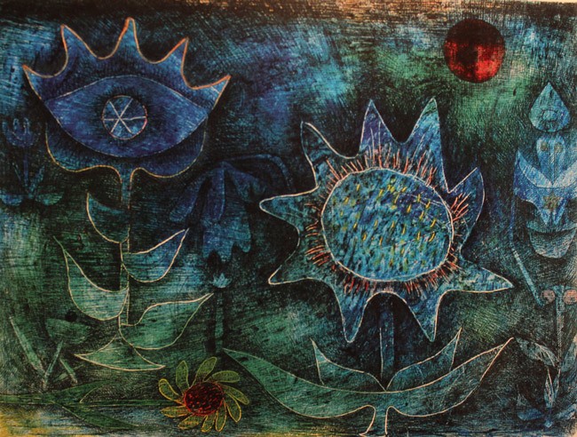 paul klee flowers in the night