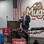 Republican gubernatorial candidate Paul Renner speaking in Clearwater on Dec. 16, 2025. (Photo by Mitch Perry/Florida Phoenix)
