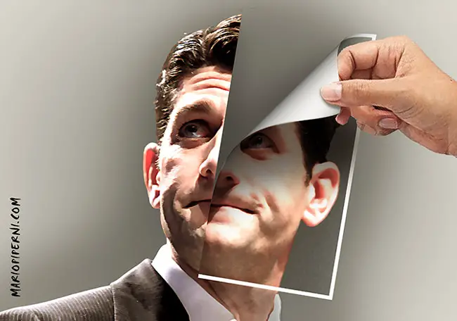 Paul Ryan's handling of the American Health Care Act has been a study in palimpsests. (Mario Piperni)