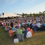 In its better days: The amphitheater that used to be home to the Palm Coast Arts Foundation and the annual Jackson Symphony's Picnic and Pops concert. The stage and the venue have been ghostly in recent years. (© FlaglerLive)