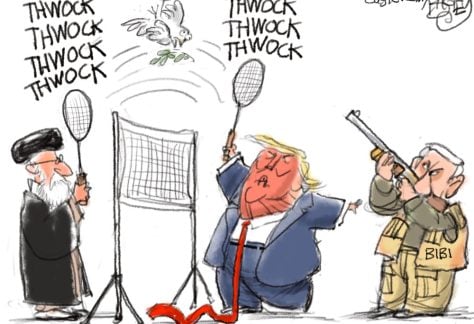 Iran Peace by Pat Bagley, PoliticalCartoons.com