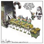 Last minute gift idea for Trump by Michael de Adder, CagleCartoons.com