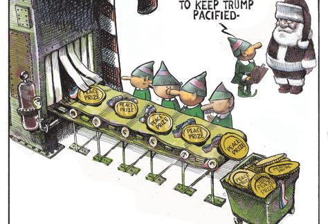 Last minute gift idea for Trump by Michael de Adder, CagleCartoons.com