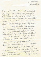 Ann Parker's commendation letter. Click on the image for larger view. 