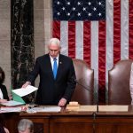 Vice President Mike Pence returned to the House chamber to finish the process of counting the electoral votes in the early morning of Jan. 7, 2021.