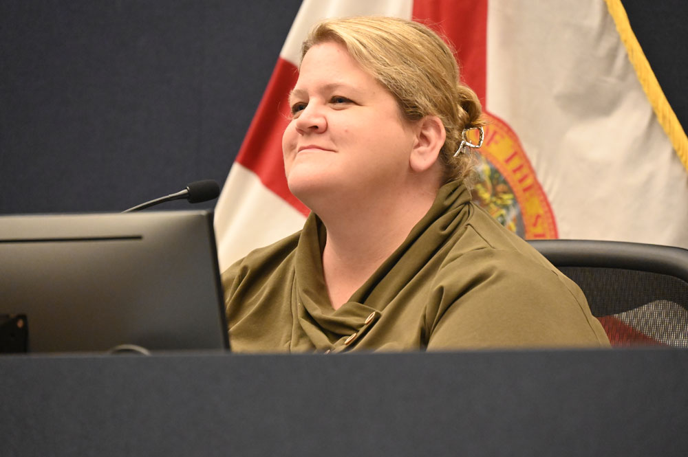 County Commission Chair Leann Pennington. (© FlaglerLive)