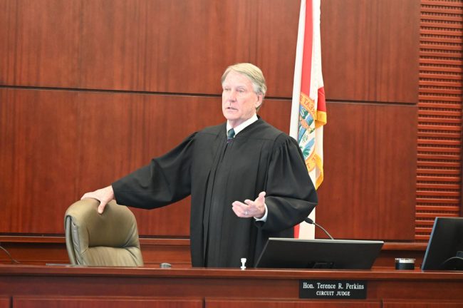 Circuit Judge Terence Perkins. (© FlaglerLive)