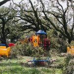 A playground in perry. (Taylor County Historical Society)