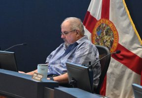 Commissioner Pete Young switched sides. (© FlaglerLive)