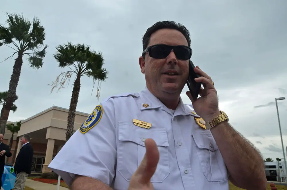 Flagler County Fire Chief Don Petito. (© FlaglerLive)