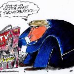 Trump searches TV Guide for his cabinet picks, by Randall Enos, Easton, Conn.