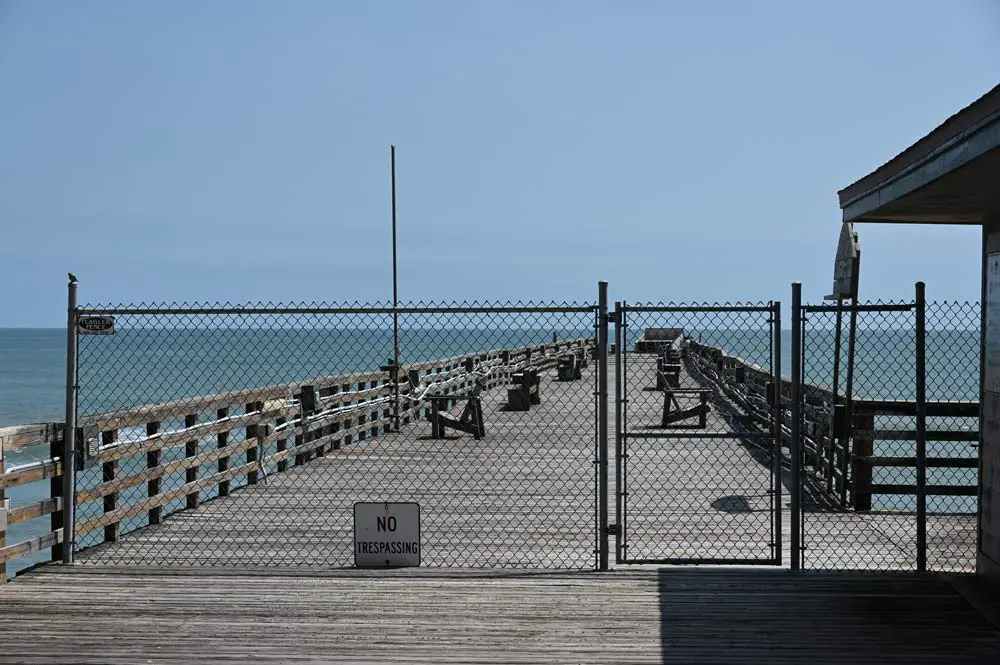 The old Flagler Beach pier may soon be a construction zone. (© FlaglerLive)