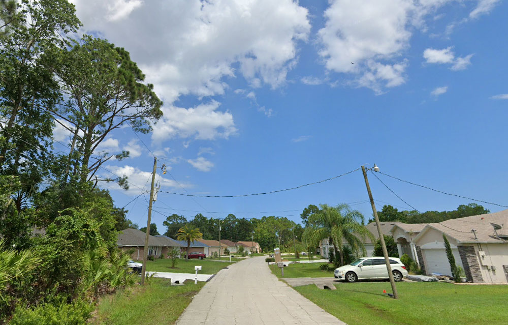 Pitt Lane in Palm Coast.